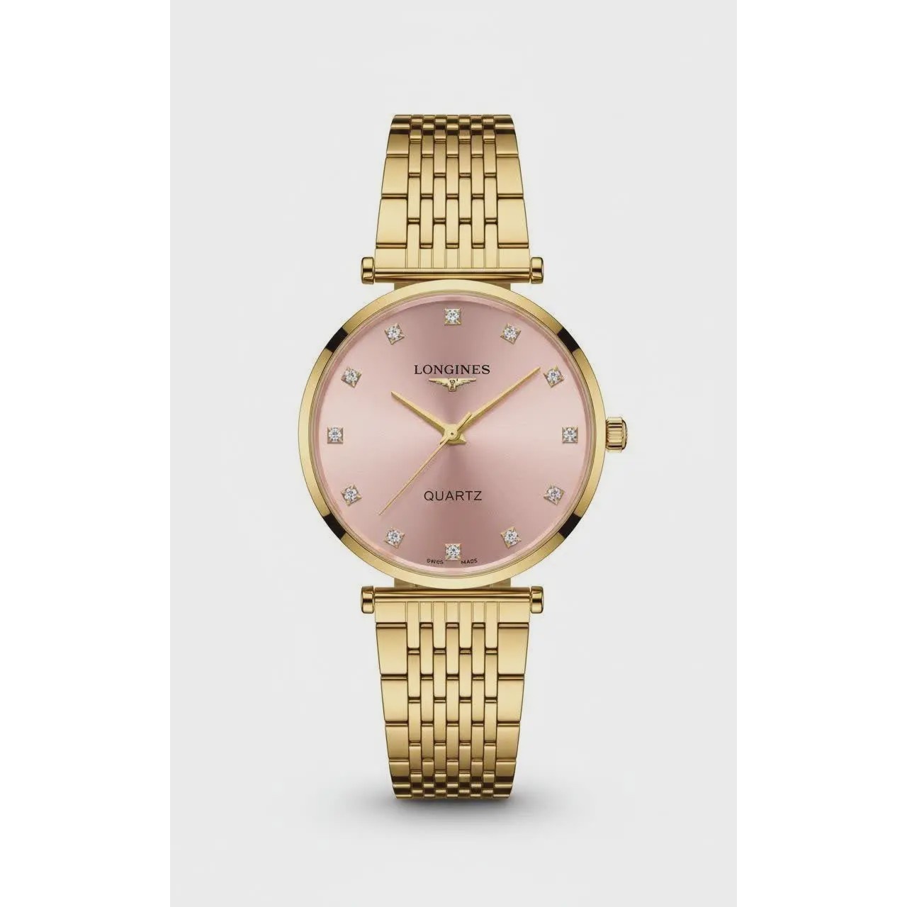 ساعت زنانه برند لونجین LONGINES بند استیل موتور کوارتز