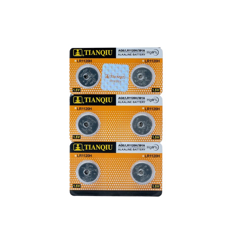 باتری سکه ای تیانکیو مدل AG8 LR1120H - Original بسته 6 عددی