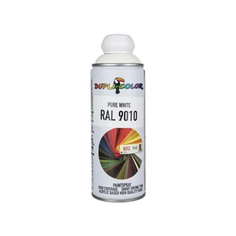 اسپری رنگ سفید دوپلی کالر مدل RAL 9010 حجم 400 میلی لیتر