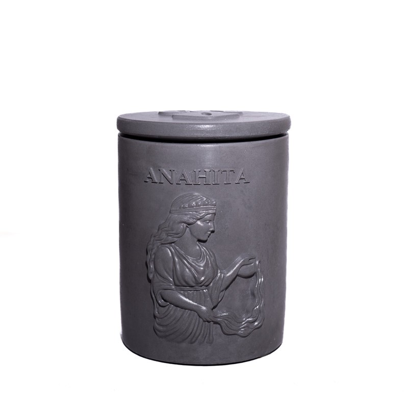 شمع استوانه ای معطر مدل آناهیتا با رایحه یاس زمان اتمام 55 ساعت