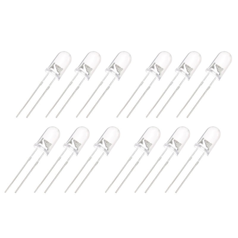 دیود LED مدل D5mm Red بسته 12 عددی