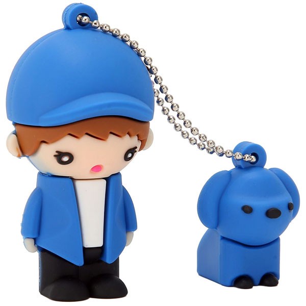 فلش مموری کینگ فست مدل Cute Boy Blue BO-23 ظرفیت 32 گیگابایتجدید