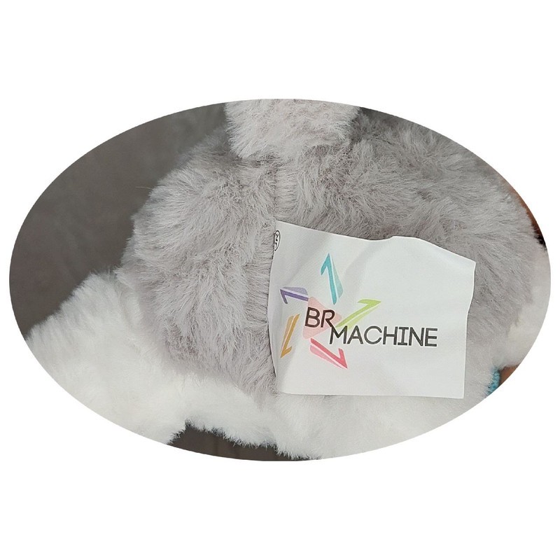 عروسک طرح سگ هاسکی مدل BR Husky with Scarf ارتفاع 21 سانتیمتر