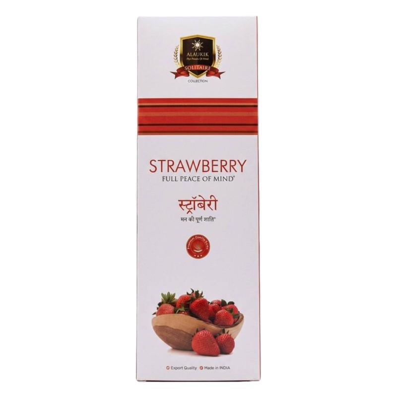 عود دست ساز آلاکیک مدل Alaukik Strawberry رایحه توت فرنگی بسته 50 عددی