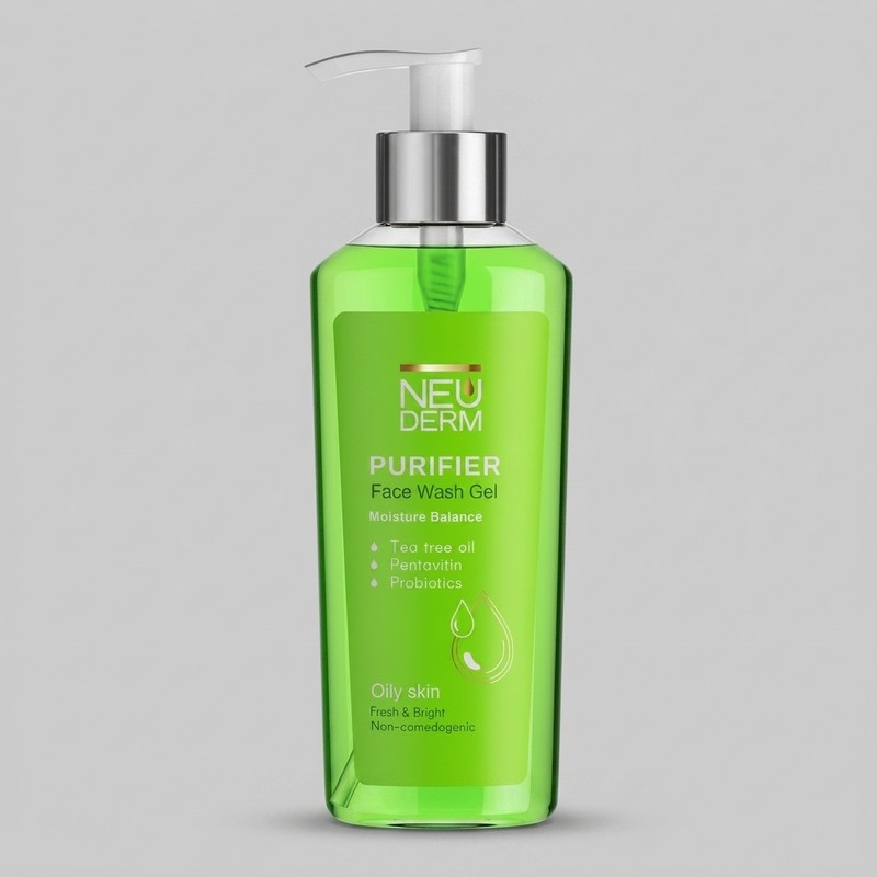 ژل شست وشوی صورت نئودرم مدل Gentle Purifier مناسب برای پوست چرب حجم 200 میلی لیتر
