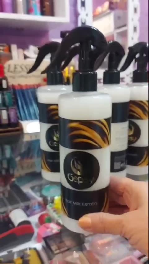 ماسک شیرکراتین ترمیم کننده ضدوز ضدالکتریسته مو جیپسی 