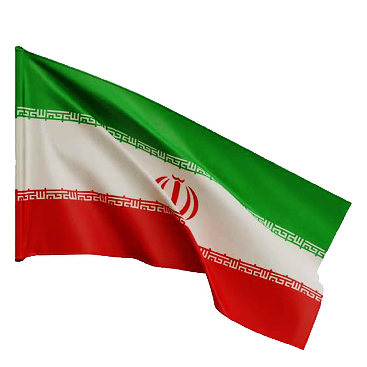 پرچم ایران سایز 65*137 میله خور