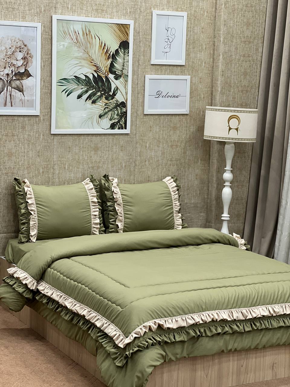 روتختی چیندار رنگ سبز سیج