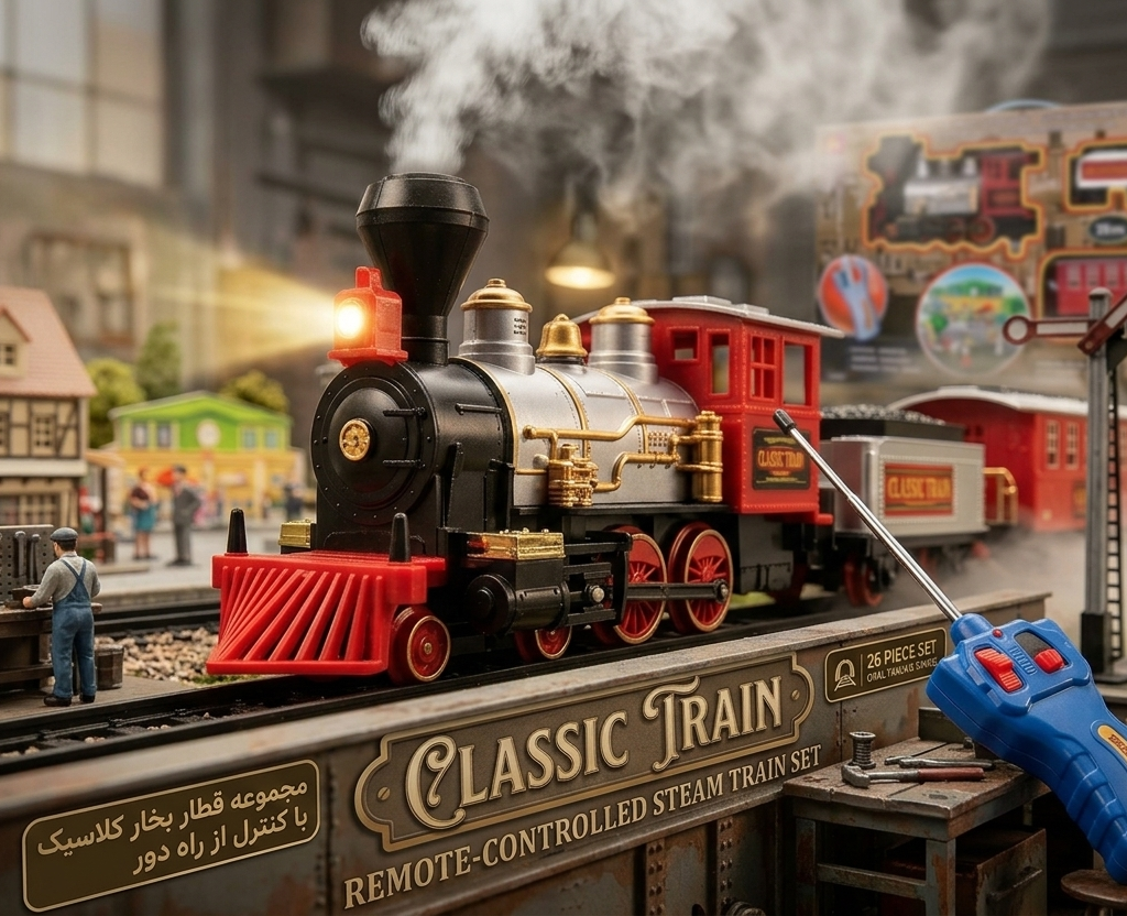 اسباب بازی قطار کنترلی کلاسیک Classic Train