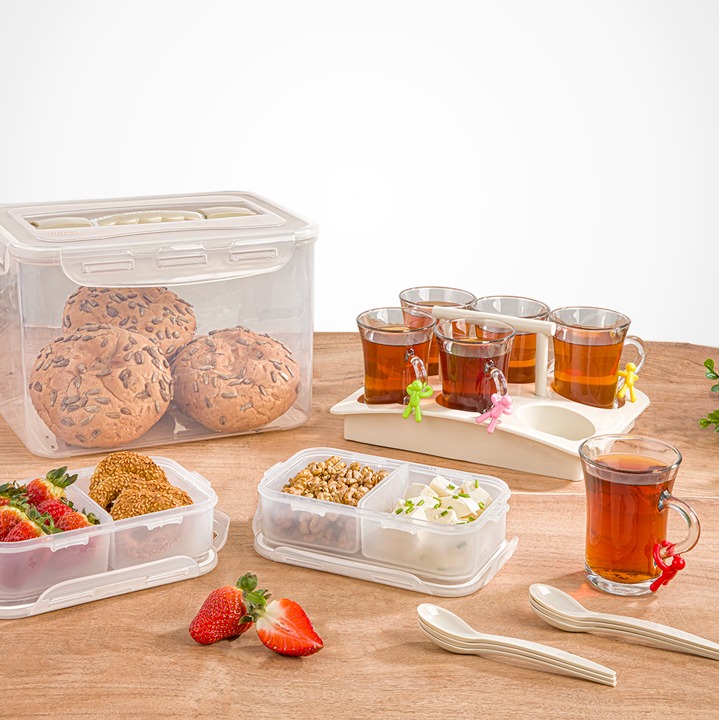 سرویس چای و صبحانه خوری مسافرتی 6 نفره لیمون کد 430