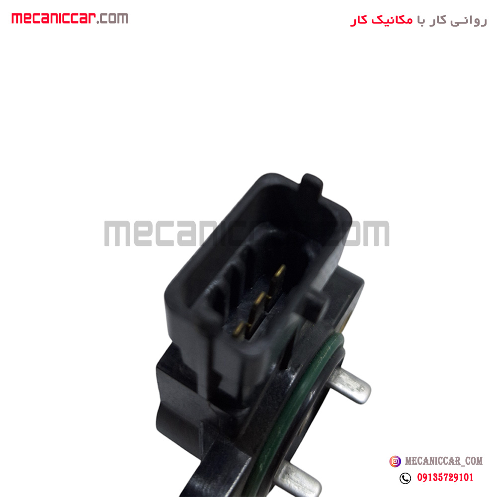 پتانسیومتر- سنسور دریچه گاز پایه بلند شاخکدار پراید پژو 206 تیپ 5 و رانا و سمند ملی مجد