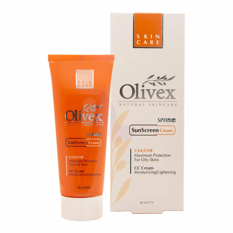 ضد آفتاب بی رنگ مخصوص پوست چرب spf60 الیوکس
