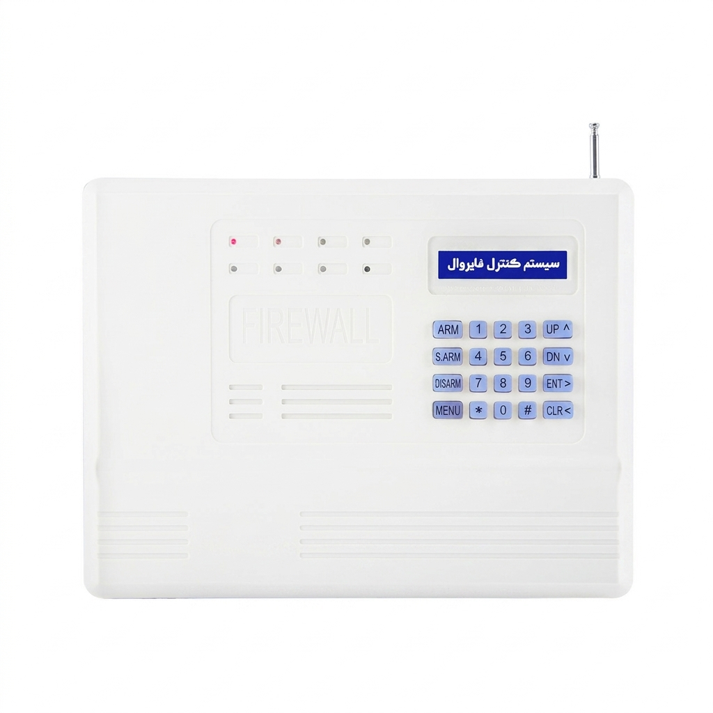 دزدگیر فایروال مدل F9 سیمکارتی با ابعاد 30x25x10 سانتیمتر
