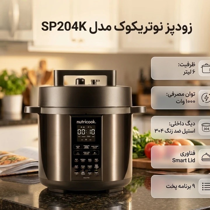 زودپز نوتریکوک مدل SP204K