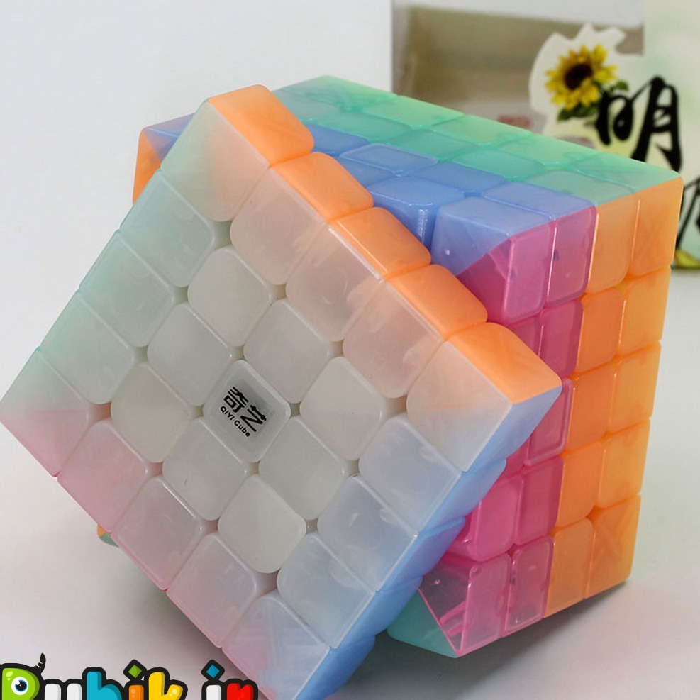 روبیک 5*5 شفاف ژله ای کای وای