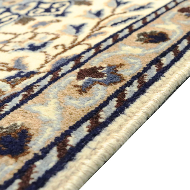 کناره دستبافت نائین کاشمری 300×81 سانتیمتر