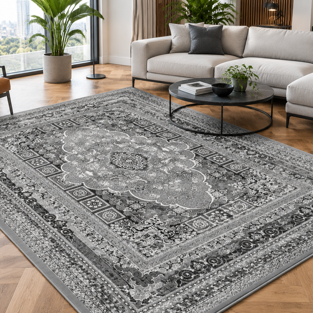 فرشینه نمدی با چاپ دیجیتال طوسی(بدون ترمز)