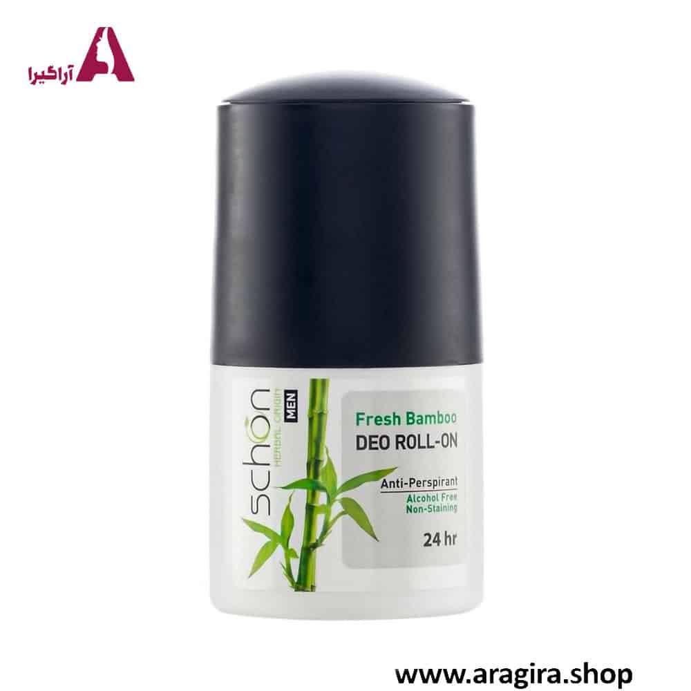 مام رول ضدتعریق مردانه شون 50ml مدل fresh bamboo