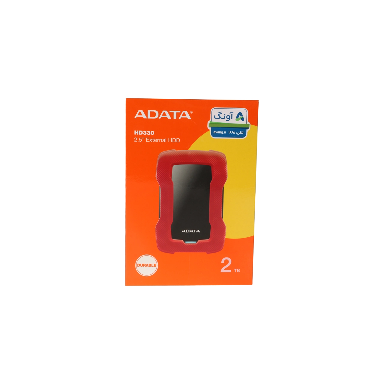 هارد اکسترنال ADATA مدل HD330 ظرفیت 2TB - قرمز (گارانتی شرکت آونگ)