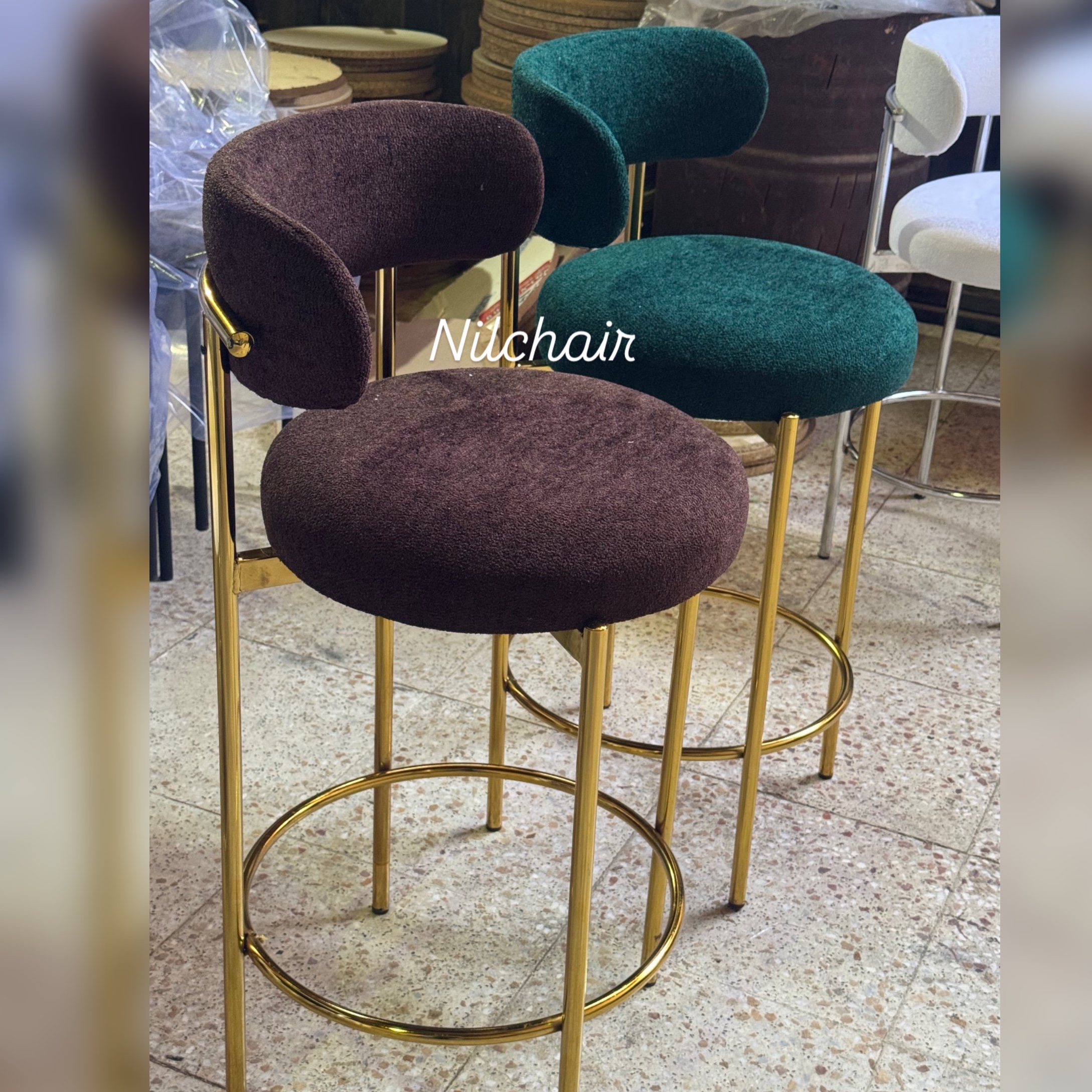 صندلی تدی اپن پایه فورتیک طلایی