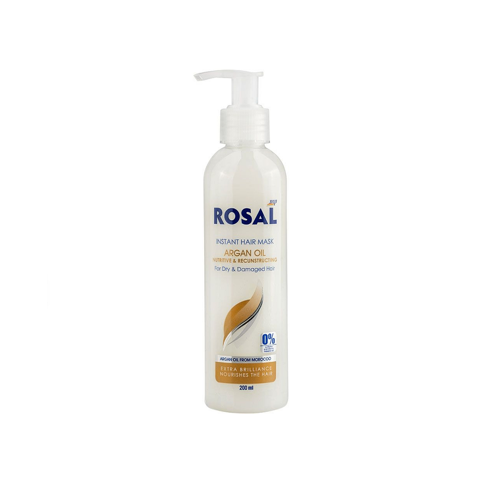 ماسک موی نرمکننده فوری آرگان بدون نیاز به آبکشی رزال (Rosal)