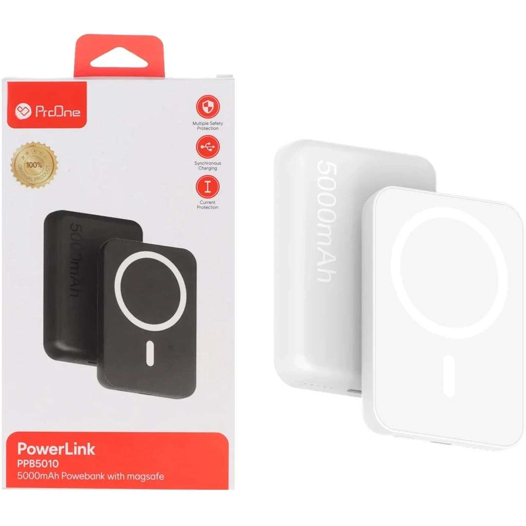 پاوربانک وایرلس پرووان مدل PROONE PPB5010 5000mAh سفید