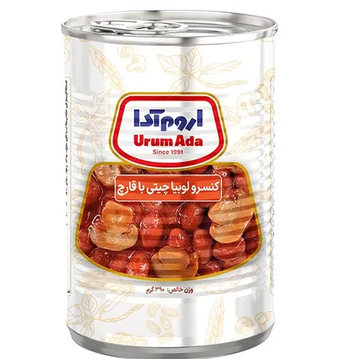 کنسرو لوبیا چیتی با قارچ اروم آدا (390 گرم) کد 2723