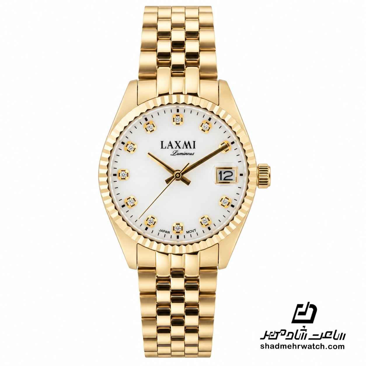 ساعت مچی نگین دار زنانه لاکسمی(LAXMI) 8145-8 تضمین اصالت و کیفیت