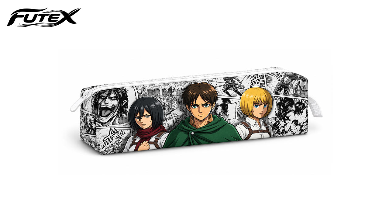 جامدادی پارچهای طرح Attack on Titan | اتک آن تایتان کد 32526 سایز 21X8