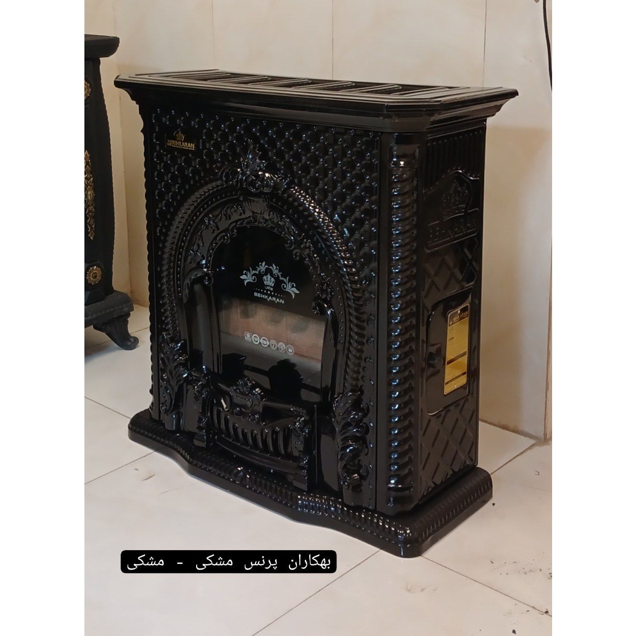 بخاری گازی شومینه 25000بهکاران مدل پرنس( پس کرایه)