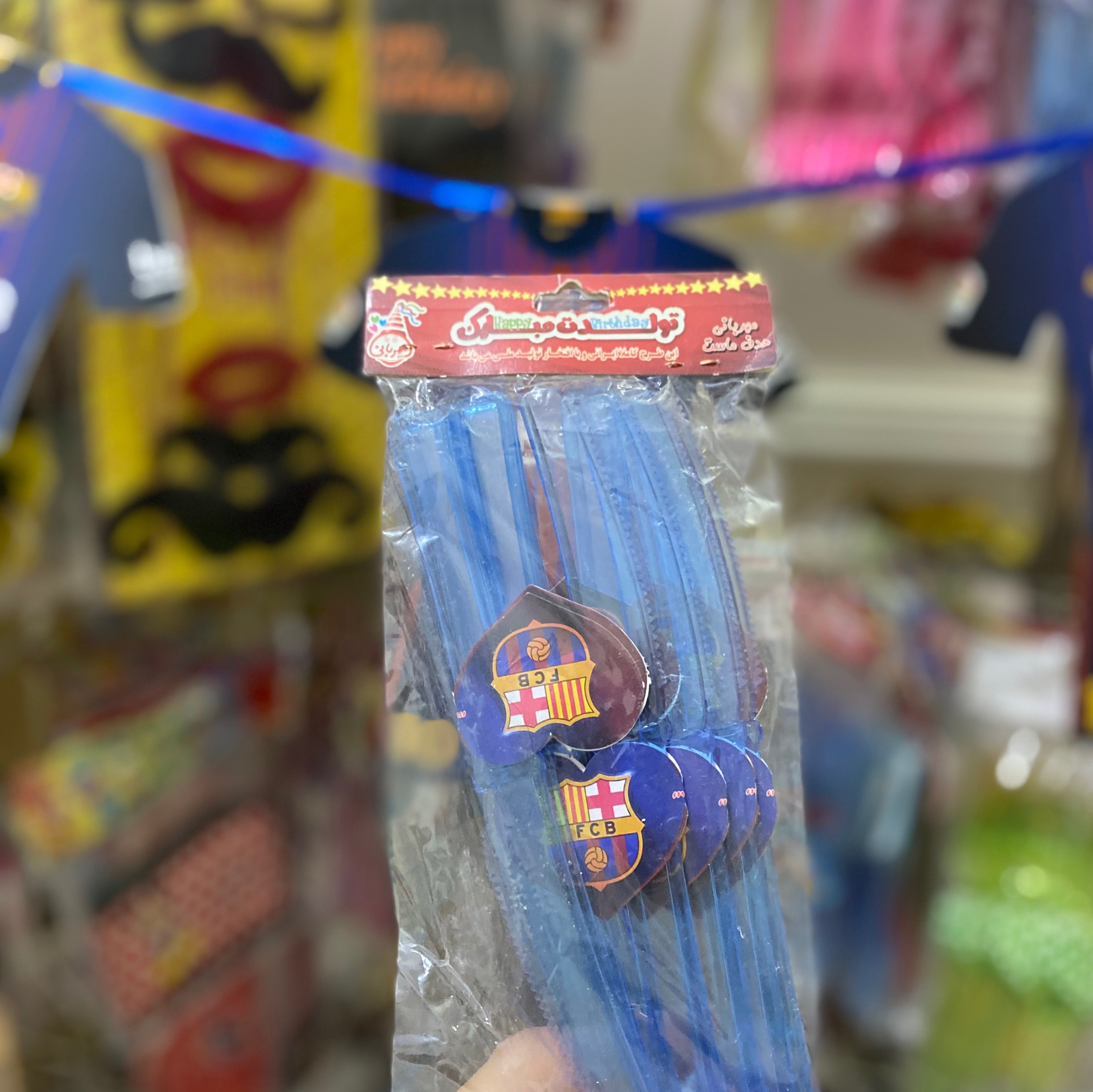 چاقو ده عددی طرح بارسلونا