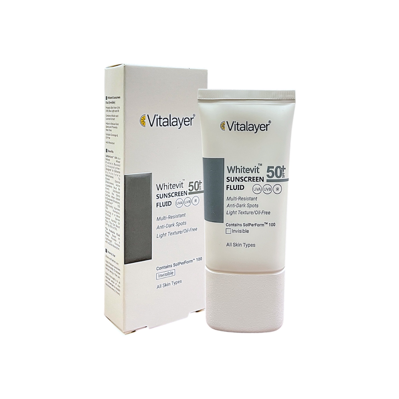 فلوئید ضدآفتاب ضدلک وایت ویت ویتالیر 50ml