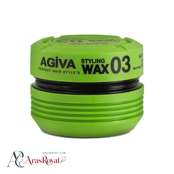 واکس مو کراتینه آگیوا Agiva شماره 03 سبز حجم 175 میل