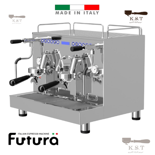 دستگاه اسپرسو صنعتی فوتورا مدل F60 A2 دو گروپ PID اورجینال ایتالیایی