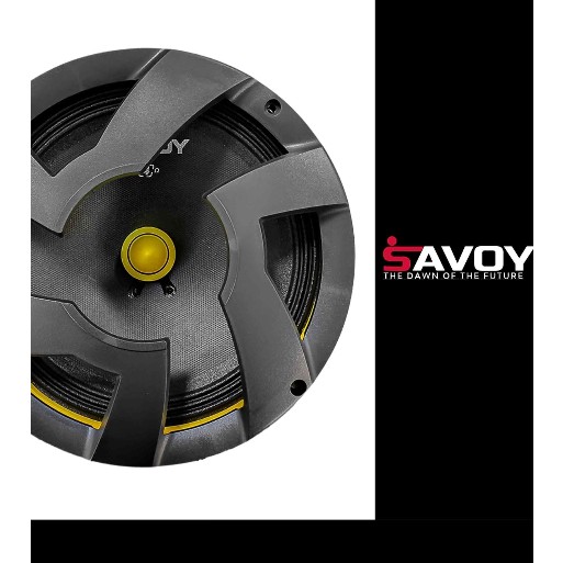 میدرنج 8 اینچ ماشین بولت فلزی خودرو با قاب محافظ 400Wوات اصلی ساوویSAVOY مدلSV.88B (بسته 2عددی)