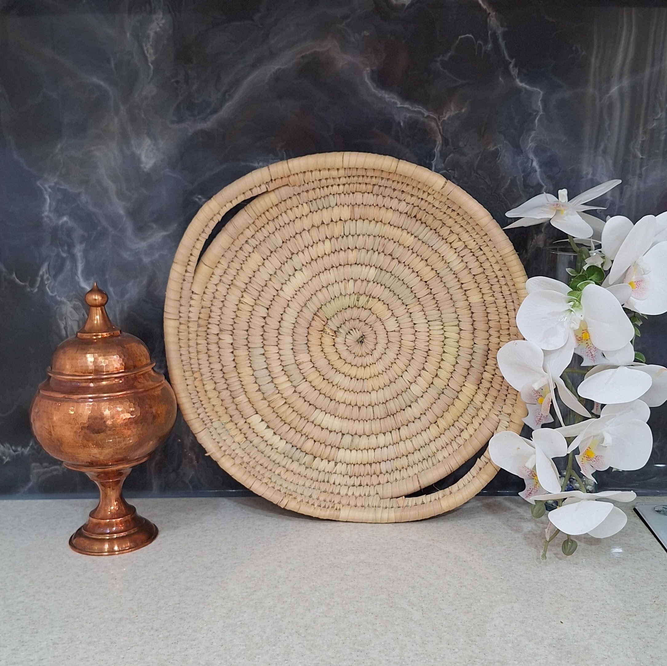 سینی حصیری سایز 35