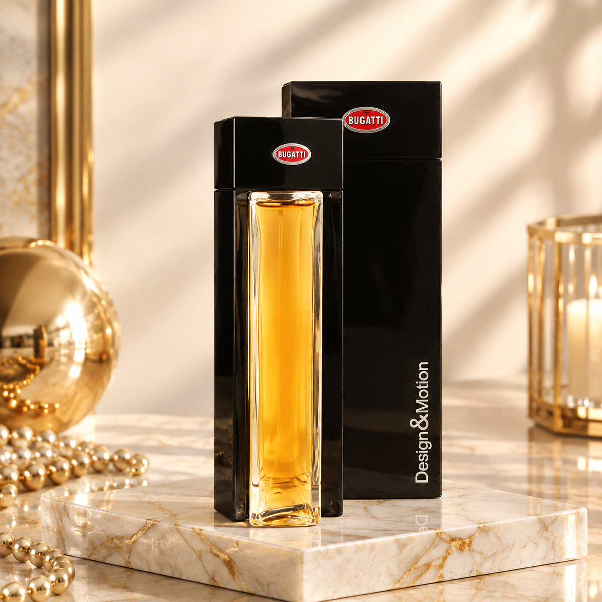 عطر بوگاتی دیزاین اند موشن 20 میل - گرم و تلخ مردانه