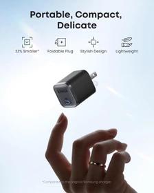 شارژر دیواری PD و فست تک پورت Anker مدل Nano A2692P11 45W - مشکی (گارانتی شش ماهه ایویز)