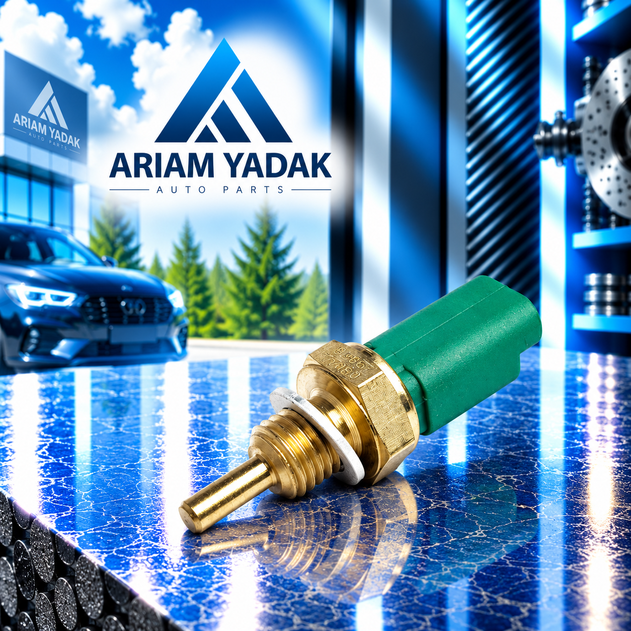 فشنگی دمای آب ایساکو کد 09201034 مناسب برای خودرو پژو 206 تیپ 2 