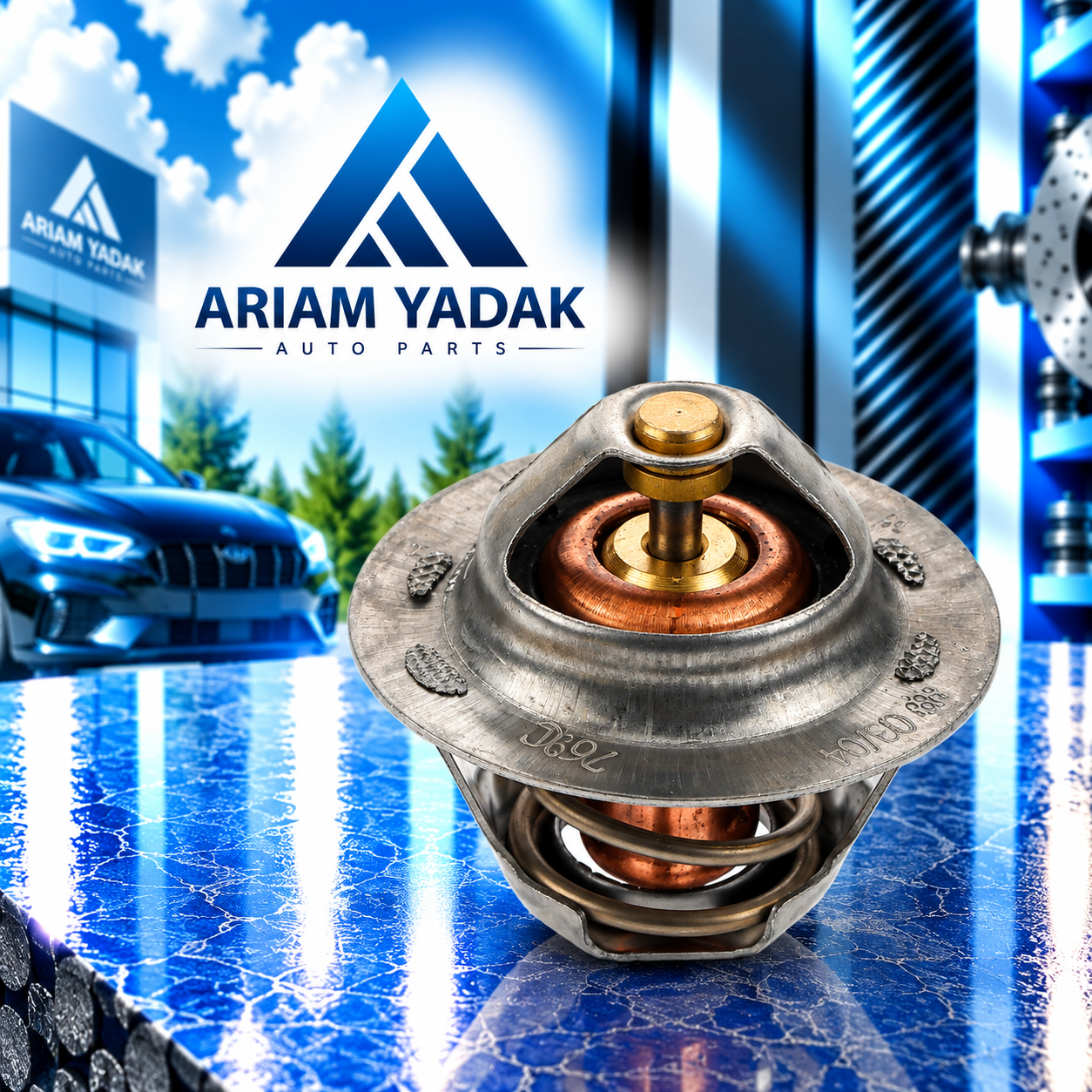 ترموستات 76 درجه پژو 206