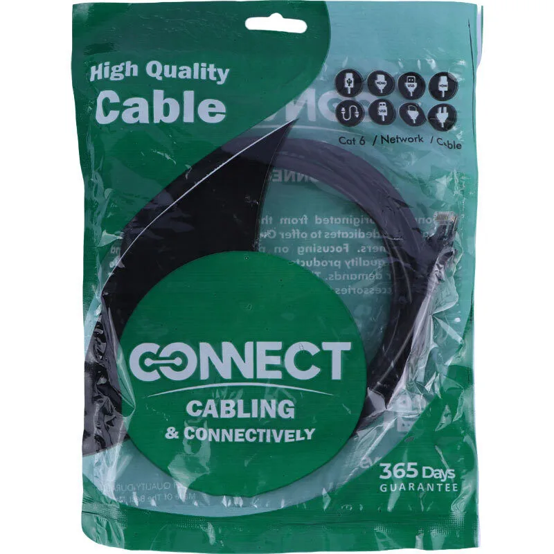 کابل شبکه Cat6 کانکت طول 2 متر