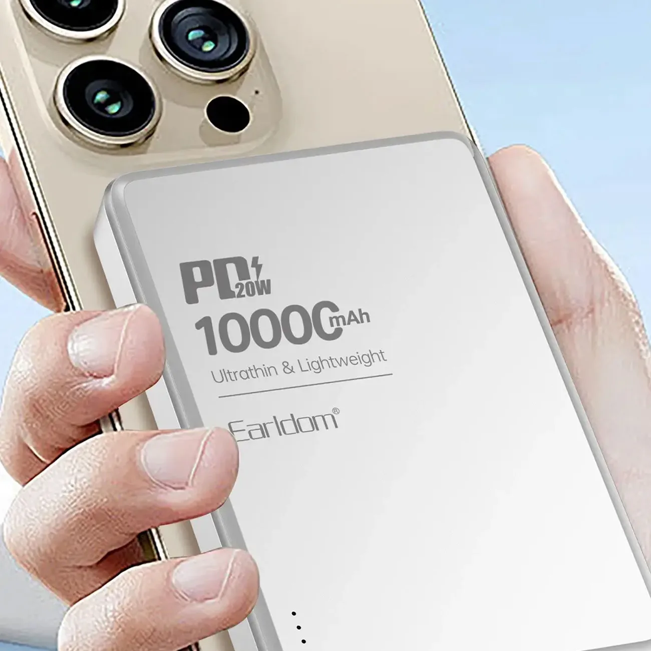 پاور بانک ارلدام Earldom مدل ET-PD54 ظرفیت 10000 میلی آمپر 20 وات