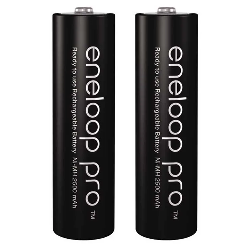 باتری دوتایی قلمی شارژی Panasonic Eneloop BK-3HCDE AA 2500mAh