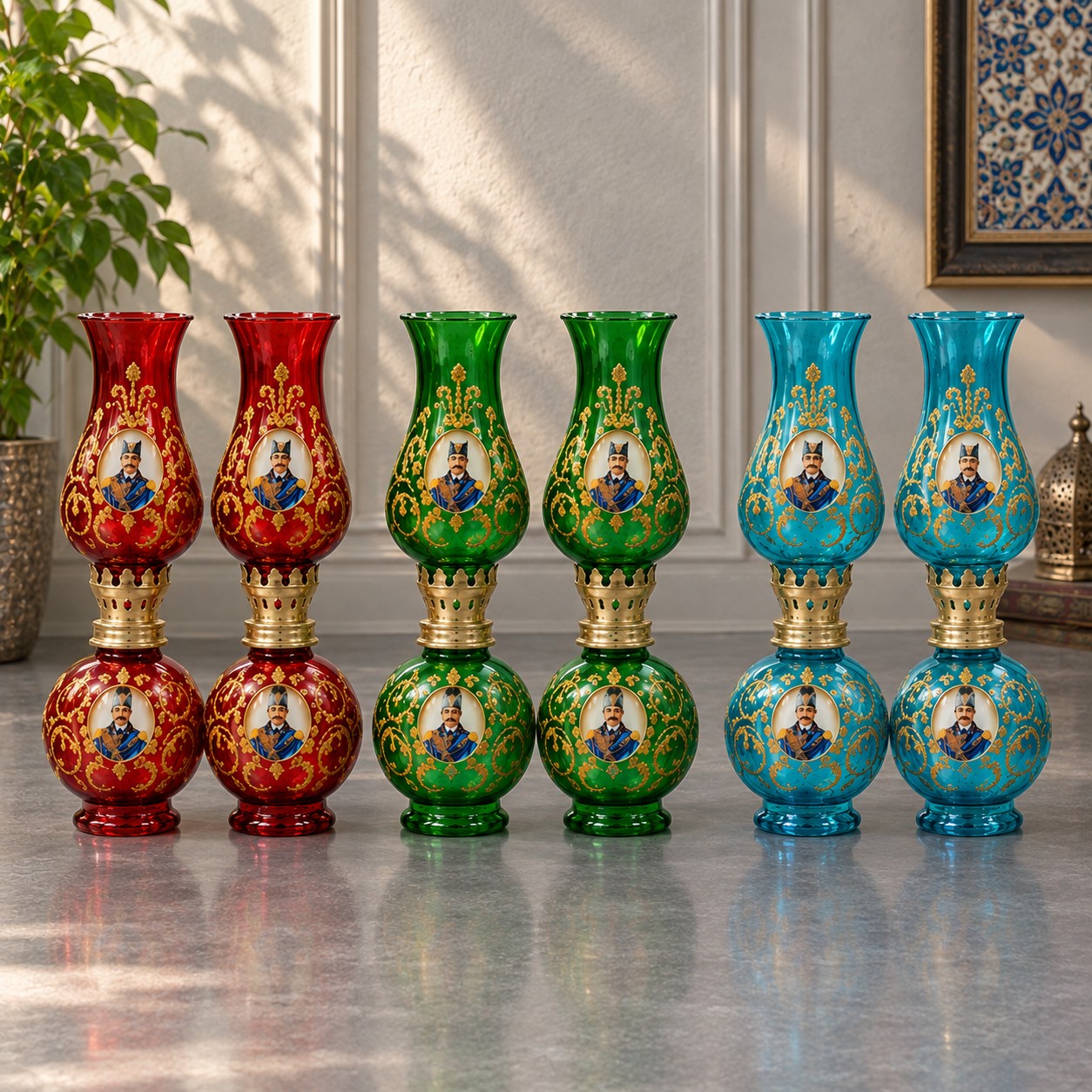 چراغ خواب گردسوز نفتی کوچک