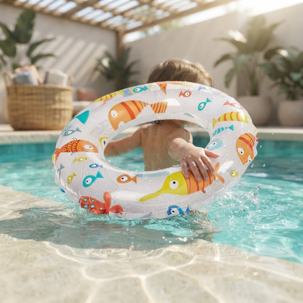 حلقه شنا اینتکس Intex قطر 61 سانت پس کرایه