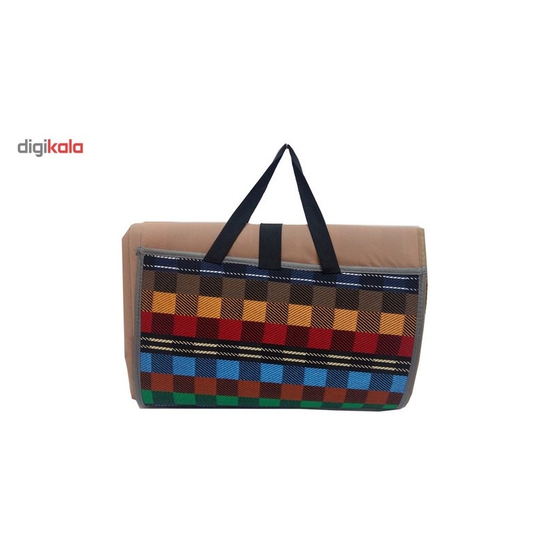 زیرانداز مسافرتی ساحل طرح جاجیم کد 01 - 9 متری 18 نفره