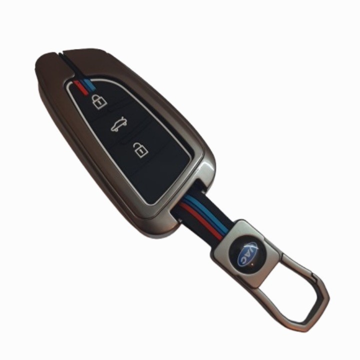 کاور ریموت و سوییچ خودرو دیاموند شاپینگ مدل DS-J7-metal-logo مناسب برای جک J7