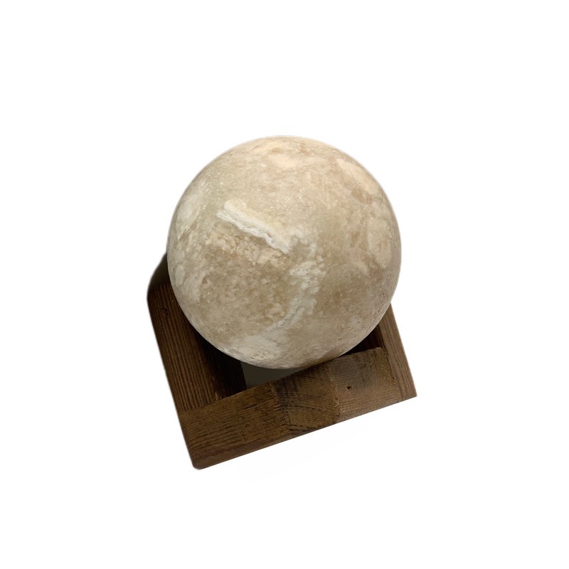 گوی سنگ نمک قطر 5 با پایه