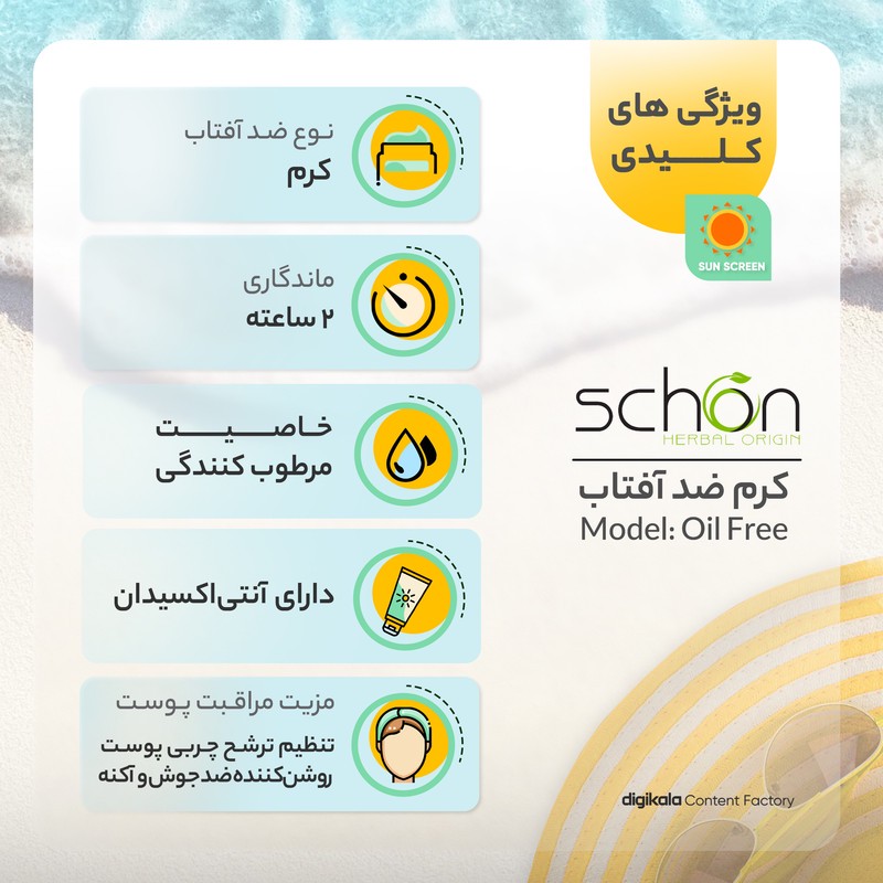 کرم ضدآفتاب شون مدل Double Shield حجم 50 میلی لیتر