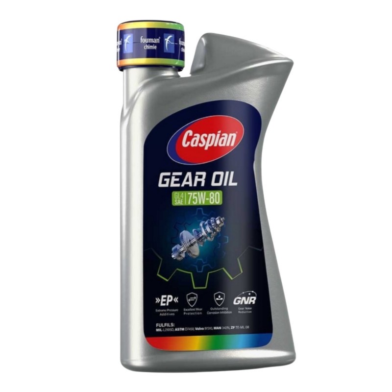 روغن دنده واسکازین گیربکس دستی کاسپین مدل 75W80 GL4 حجم 950 میلی لیتر